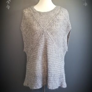 Free People Gray Sweater Tunic